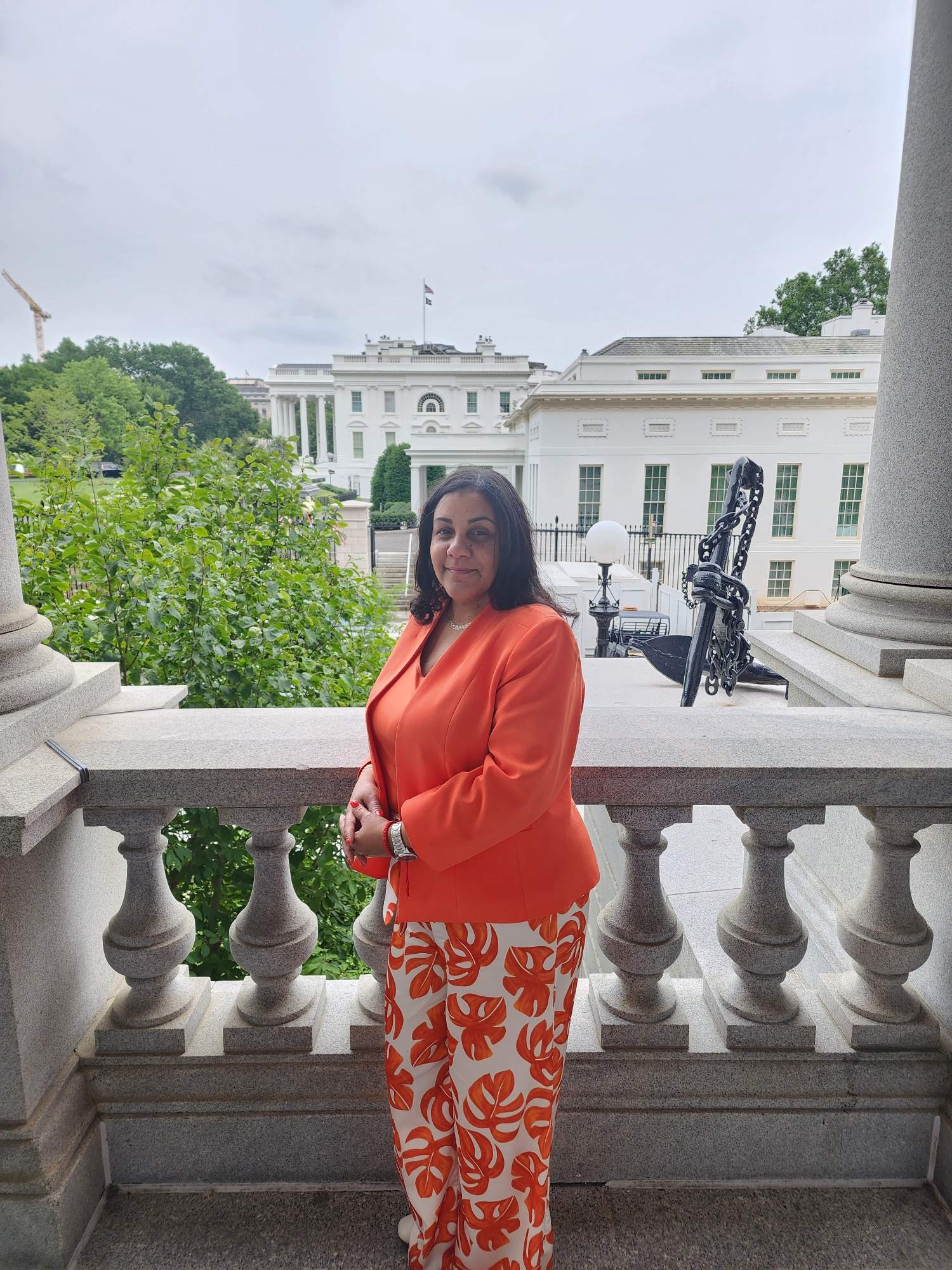 Dianthe Dawn Brooks at the White House